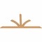 Ekena Millwork Richland Timber Gable Bracket, Western Red Cedar, 108"W x 54"H x 1 1/2"D x 5 1/2"F, 12/12 Pitch GBW108X54X0206RIC00SWR - alternate 5